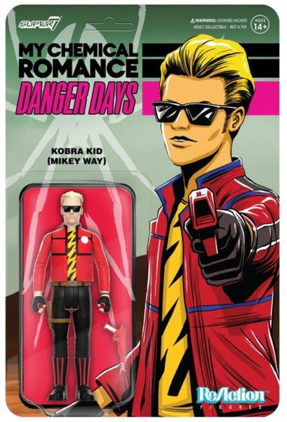 My Chemical Romance Reaction Figures Wave 01 (Danger Days) - Kobra Kid (Unmasked) super 7 - punk to funk heaven