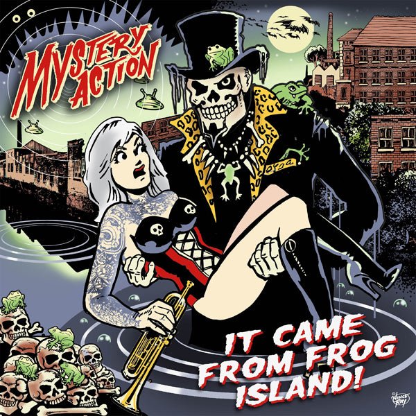 MYSTERY ACTION IT CAME FROM FROG ISLAND [GREEN VINYL] VINYL LP - punk to funk heaven