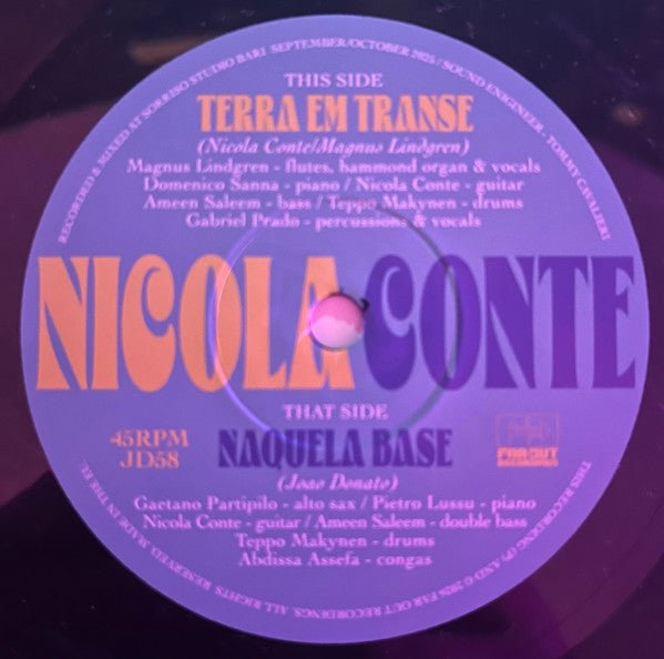 Naquela Base (Rsd 2026) Artist NICOLA CONTE Format:7" Vinyl Label:FAR OUT RECORDINGS - punk to funk heaven