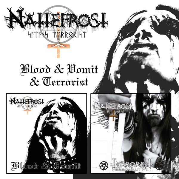 NATTEFROST BLOOD & VOMIT + TERRORIST (2CD) COMPACT DISC DOUBLE - punk to funk heaven