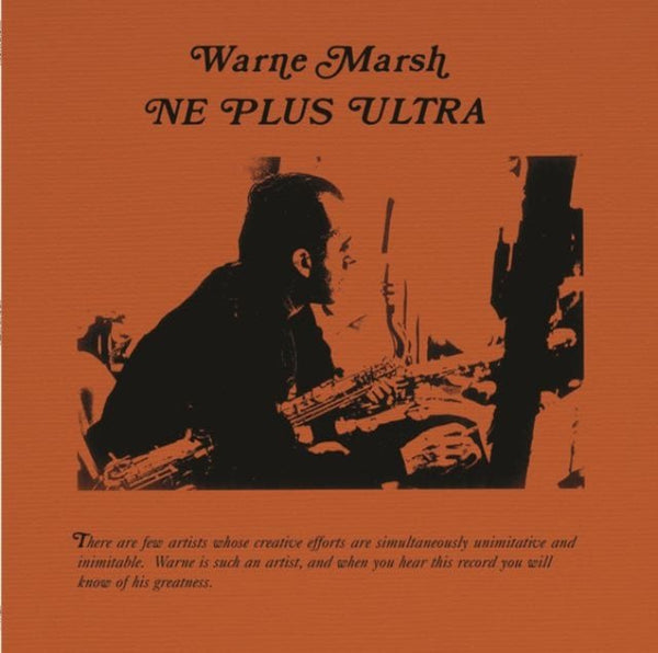 Ne Plus Ultra Artist WARNE MARSH lp - punk to funk heaven