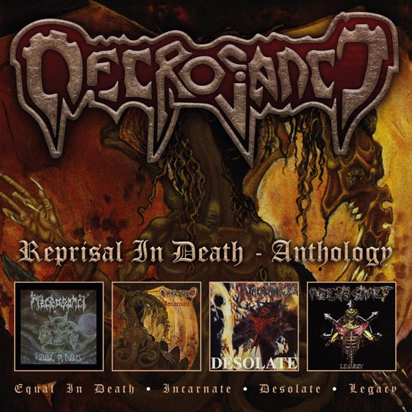 NECROSANCT REPRISAL IN DEATH - ANTHOLOGY (4CD) Compact Disc - 4 CD Box Set - punk to funk heaven