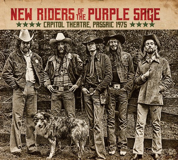 NEW RIDERS OF THE PURPLE SAGE CAPITOL THEATRE, PASSAIC 1975 COMPACT DISC - punk to funk heaven