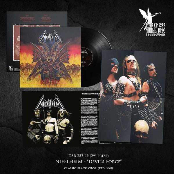 NIFELHEIM DEVIL'S FORCE (BLACK VINYL 2ND PRESS) Vinyl LP - punk to funk heaven