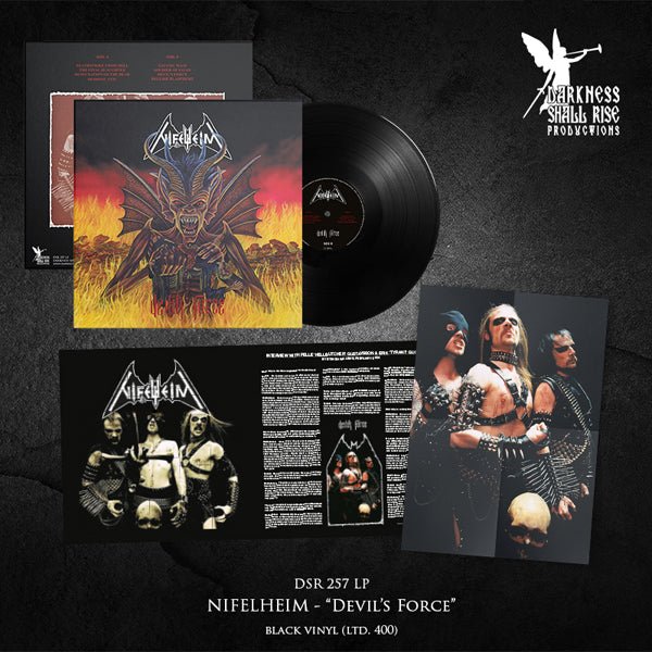 NIFELHEIM DEVIL'S FORCE (BLACK VINYL) Vinyl LP - punk to funk heaven