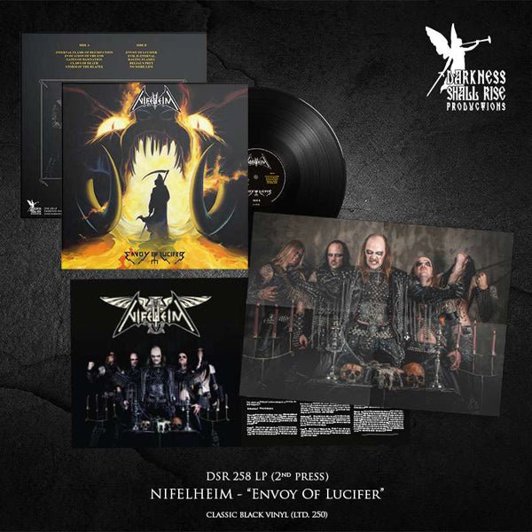 NIFELHEIM ENVOY OF LUCIFER (BLACK VINYL 2ND PRESS) Vinyl LP - punk to funk heaven
