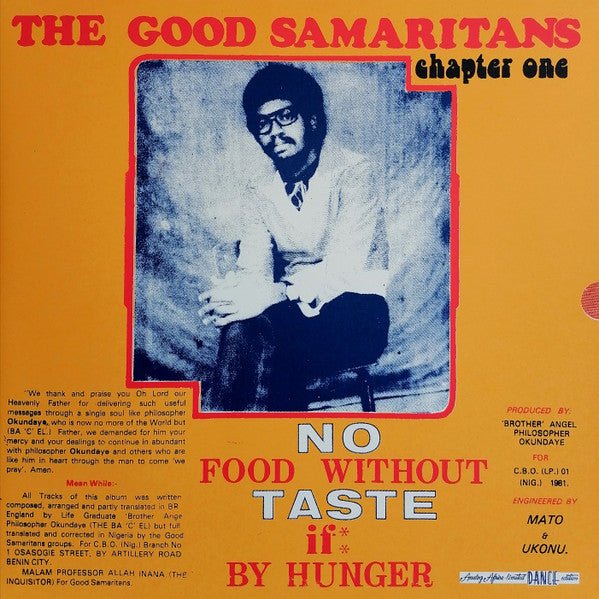 No Food Without Taste If By Hunger The Good Samaritans Vinyl / 12" Album - punk to funk heaven