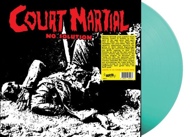 No Solution: Singles & Demos 1981/1982 (Teal Vinyl) COURT MARTIAL LP Label:RADIATION REISSUES - punk to funk heaven