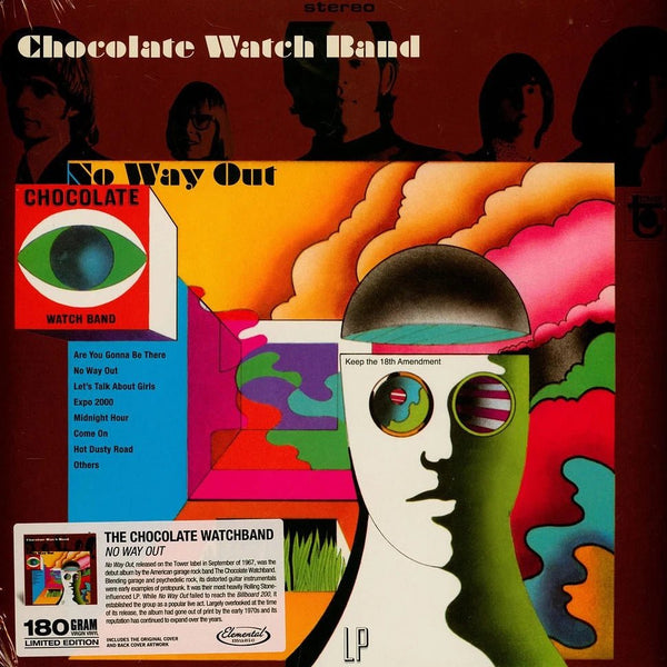 No Way Out Artist CHOCOLATE WATCH BAND Format:LP Label:ELEMENTAL MUSIC - punk to funk heaven