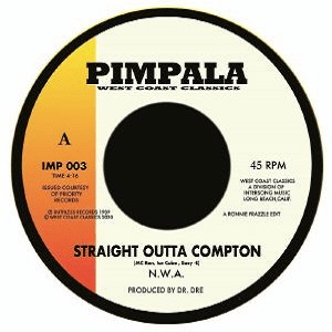 N.W.A / Above The Law Straight Outta Compton / Black Superman (45 Edits) 7" - punk to funk heaven