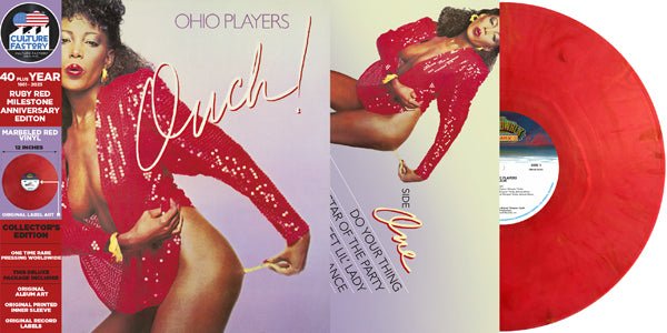 OHIO PLAYERS OUCH (RED VINYL) VINYL LP - punk to funk heaven