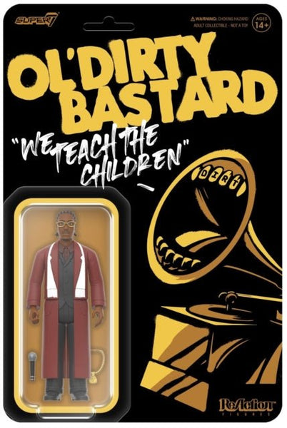Ol' Dirty Bastard Reaction Figures Wave 04 - Odb (For The Children) SUPER 7 - punk to funk heaven