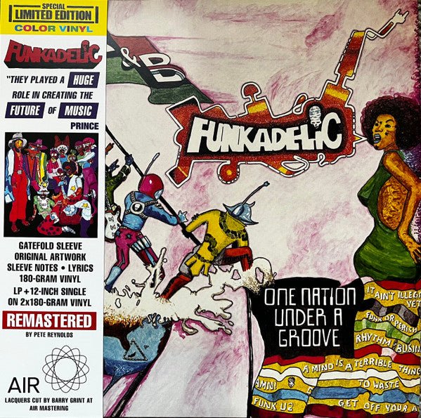 One Nation Under a Groove Funkadelic Vinyl / 12" Album Coloured Vinyl + 12" Single - punk to funk heaven