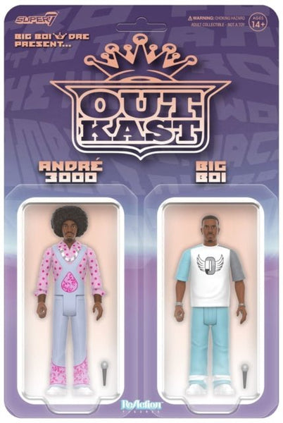 Outkast Reaction Figures Wave 03 - (Big Boi &amp; Dre Present. Outkast) SUPER 7 - punk to funk heaven
