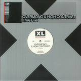 OVERMONO / HIGH CONTRAST If We Ever (1 - sided digitally printed 12" (indie exclusive)) XL - punk to funk heaven