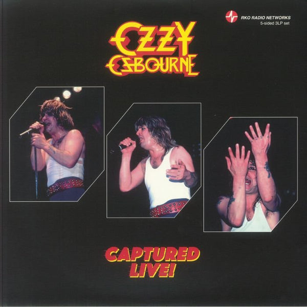 Ozzy OSBOURNE Captured Live! (gatefold 3xLP) RKO Radio Networks - punk to funk heaven