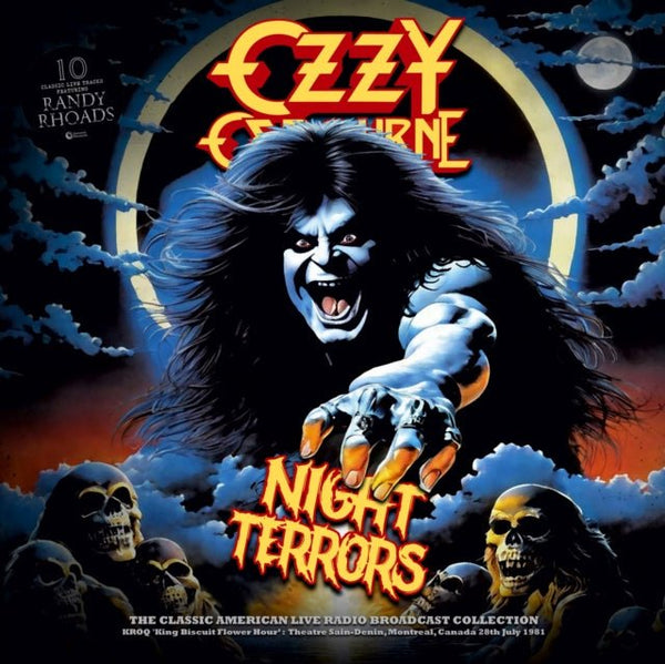OZZY OSBOURNE Night Terrors (Red Vinyl) lp - punk to funk heaven