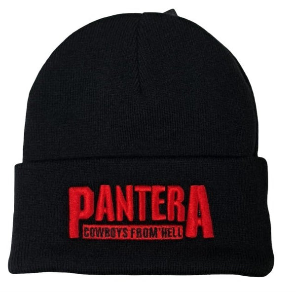 Pantera - Cowboys From Hell Beanie HAT AMPLIFIED CLOTHING - punk to funk heaven