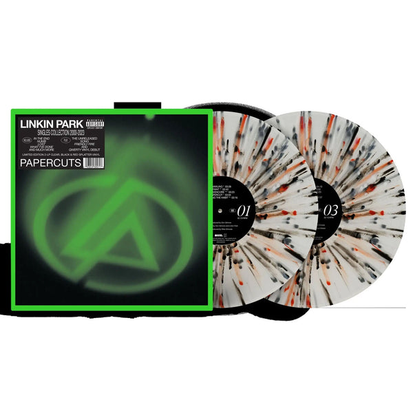 Papercuts (Black/Red Splatter Vinyl) (Indies) LINKIN PARK vinyl 2lp splatter - punk to funk heaven