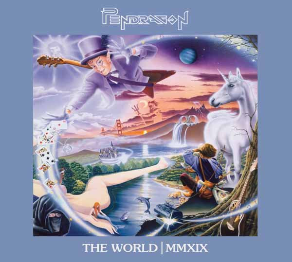 PENDRAGON THE WORLD (2LP BLUE VINYL) Vinyl Double Album - punk to funk heaven