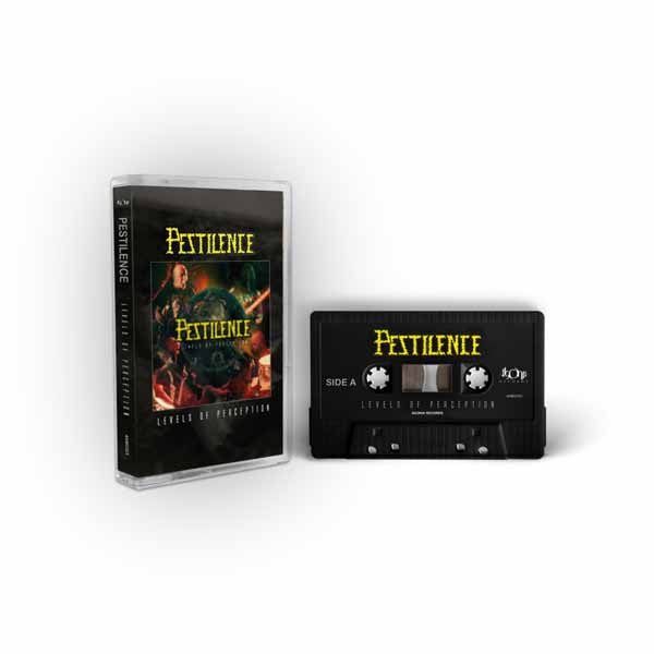 PESTILENCE LEVELS OF PERCEPTION MUSIC CASSETTE - punk to funk heaven