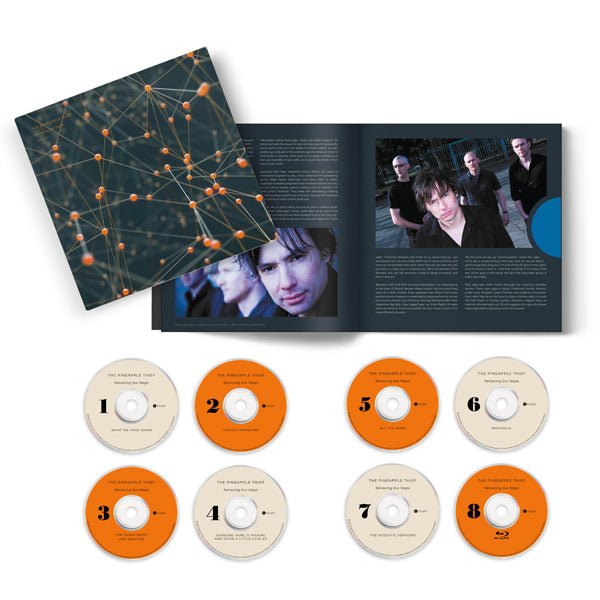PINEAPPLE THIEF, THE RETRACING OUR STEPS (8 DISC HARDBACK BOOK) Compact Disc Box Set - punk to funk heaven