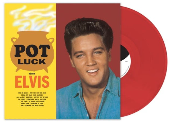 Pot Luck (Limited Red Vinyl) ELVIS PRESLEY lp - punk to funk heaven