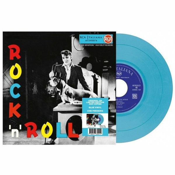 PRESLEY. Elvis EP Etranger No 18: Rock 'N' Roll LMLR France Format: blue vinyl 7" limited to 200 copies - punk to funk heaven