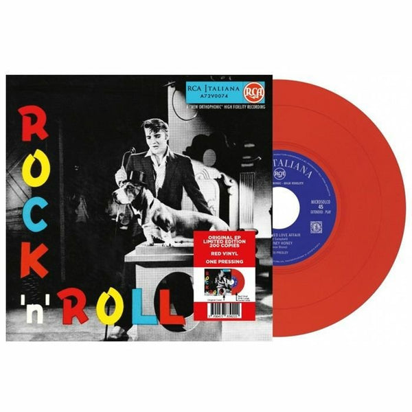 PRESLEY. Elvis EP Etranger No 18: Rock 'N' Roll (red vinyl 7" limited to 200 copies) - punk to funk heaven
