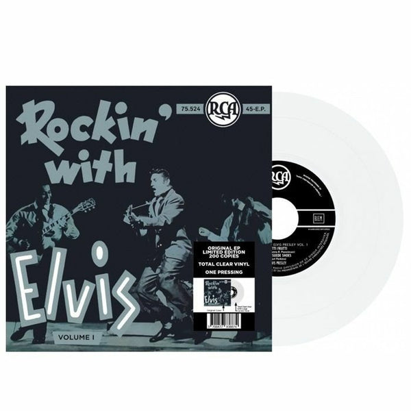 PRESLEY. Elvis EP Etranger No 19: Rockin' With Elvis Volume I LMLR France Format: clear vinyl 7" limited to 200 copies - punk to funk heaven