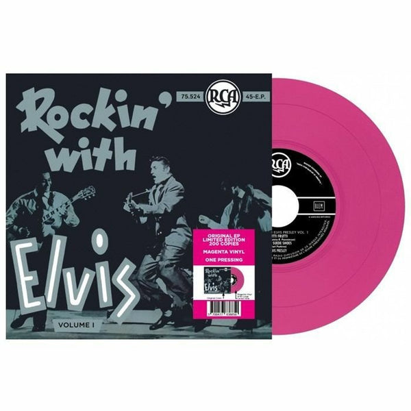 PRESLEY. Elvis EP Etranger No 19: Rockin' With Elvis Volume I LMLR France Format: magenta vinyl 7" limited to 200 copies - punk to funk heaven