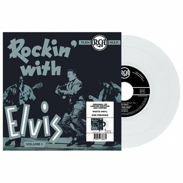 PRESLEY. Elvis EP Etranger No 19: Rockin' With Elvis Volume I LMLR France Format: white vinyl 7" limited to 200 copies - punk to funk heaven