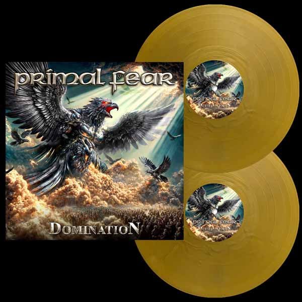 PRIMAL FEAR DOMINATION (2LP GOLD OPAQUE VINYL) Vinyl Double Album - punk to funk heaven