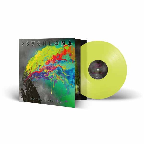 PSYCHLONA WARPED VISION (NEON YELLOW VINYL) Vinyl LP - punk to funk heaven