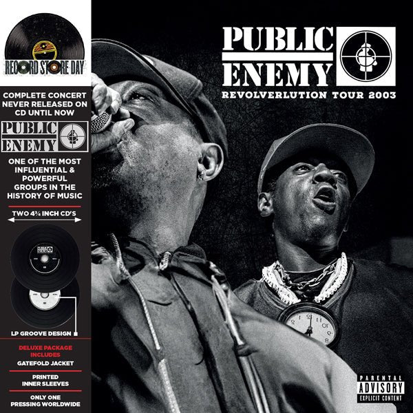 PUBLIC ENEMY REVOLVERLUTION TOUR 2003 (2CD) (RSD 2024) COMPACT DISC DOUBLE - punk to funk heaven