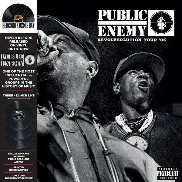 PUBLIC ENEMY REVOLVERLUTION TOUR 2003 (3LP) (RSD 2024) VINYL - 3 LP BOX SET - punk to funk heaven