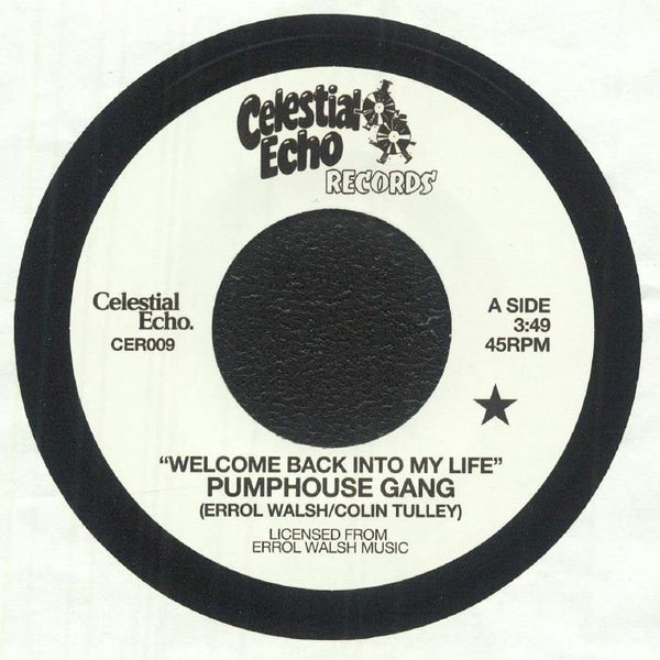 PUMPHOUSE GANG Welcome Back Into My Life (7") Celestial Echo - punk to funk heaven