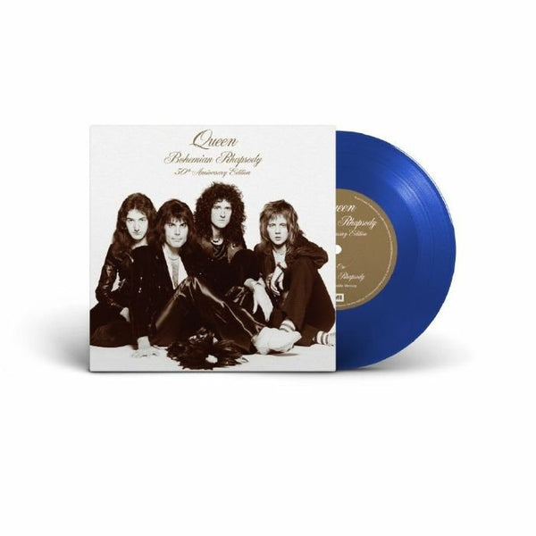 QUEEN Bohemian Rhapsody (50th Anniverary Edition) EMI Format: heavyweight translucent blue vinyl 7" - punk to funk heaven