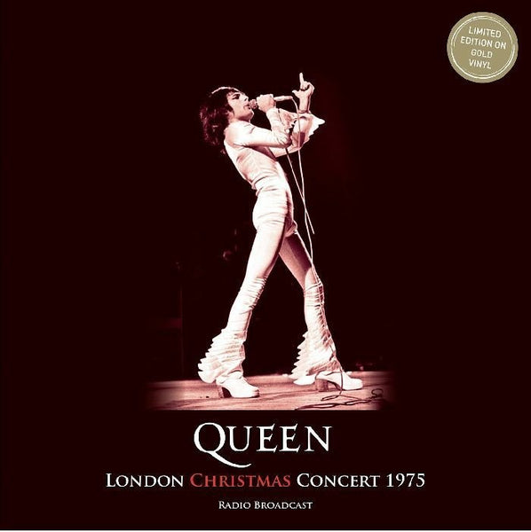 QUEEN London Christmas Concert 1975 Room On Fire Format: gold vinyl LP - punk to funk heaven