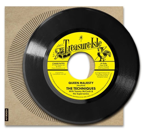 Queen Majesty / Renegade TECHNIQUES / THE ZODIACS 7" Vinyl - punk to funk heaven