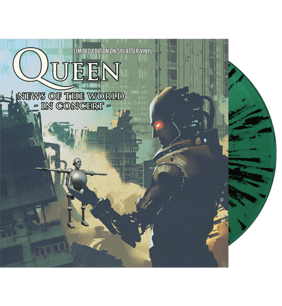 Queen - News Of The World In Concert (Limited Edition Hand Numbered on Splatter Vinyl) - punk to funk heaven