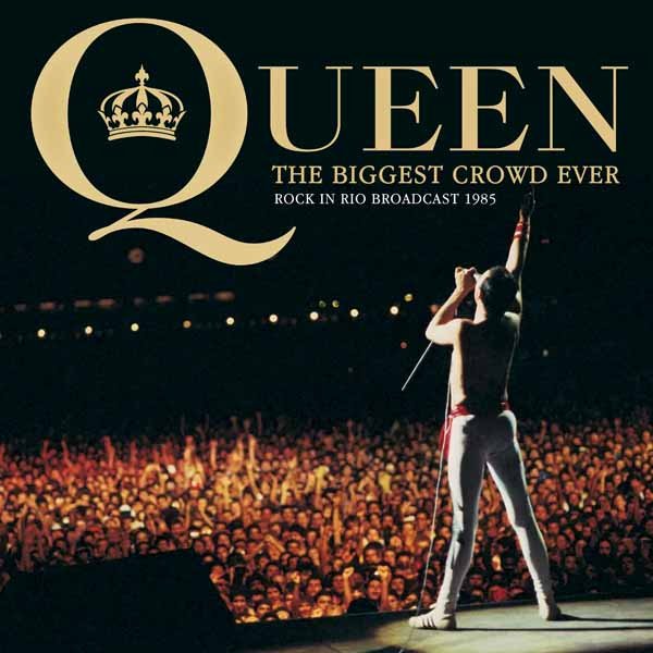 QUEEN THE BIGGEST CROWD EVER Compact Disc - punk to funk heaven