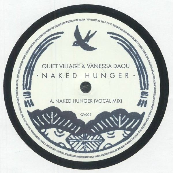 QUIET VILLAGE / VANESSA DAOU Naked Hunger (12") Quiet Village - punk to funk heaven
