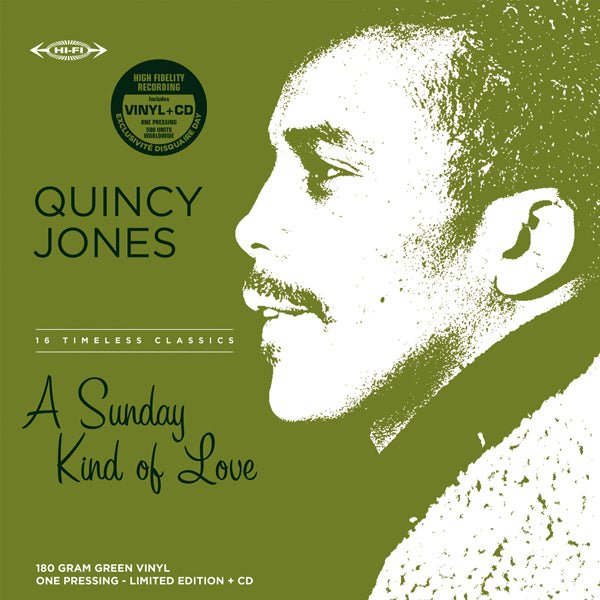 QUINCY JONES A SUNDAY KIND OF LOVE (OLIVE GREEN VINYL+CD) VINYL LP - punk to funk heaven