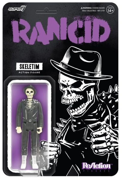 Rancid Skeletim Time Bomb Reaction Figure super 7 - punk to funk heaven