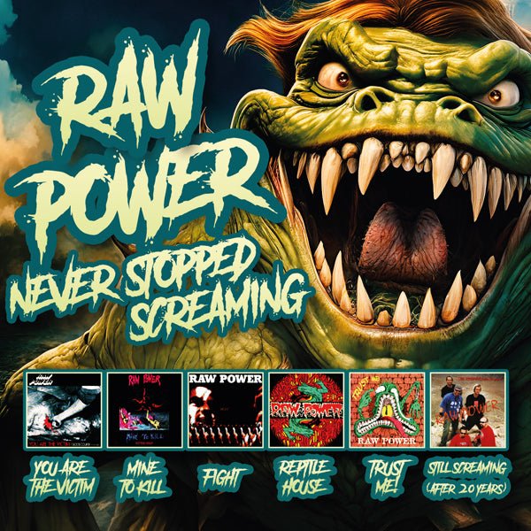 RAW POWER NEVER STOPPED SCREAMING (3CD) COMPACT DISC - 3 CD BOX SET - punk to funk heaven