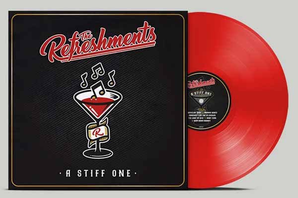 REFRESHMENTS, THE A STIFF ONE (RED VINYL) VINYL LP - punk to funk heaven