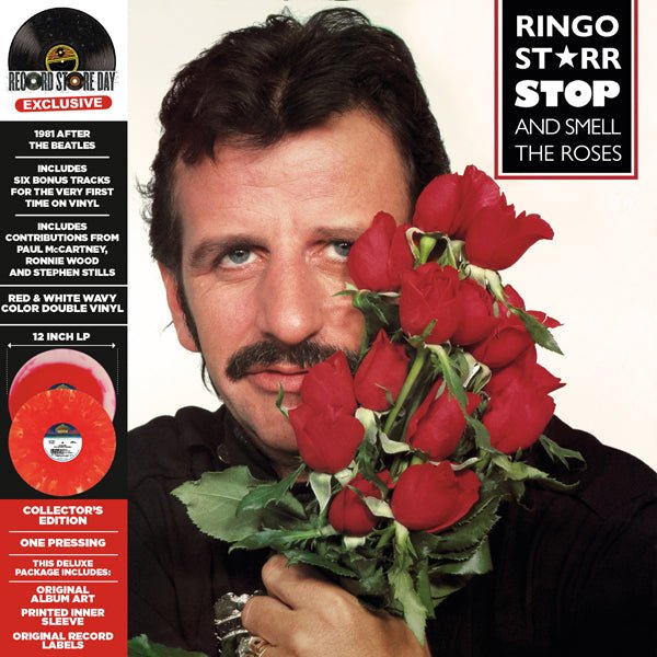 RINGO STARR STOP & SMELL THE ROSES (COLOURED VINYL) (RSD 2023) VINYL DOUBLE LP - punk to funk heaven