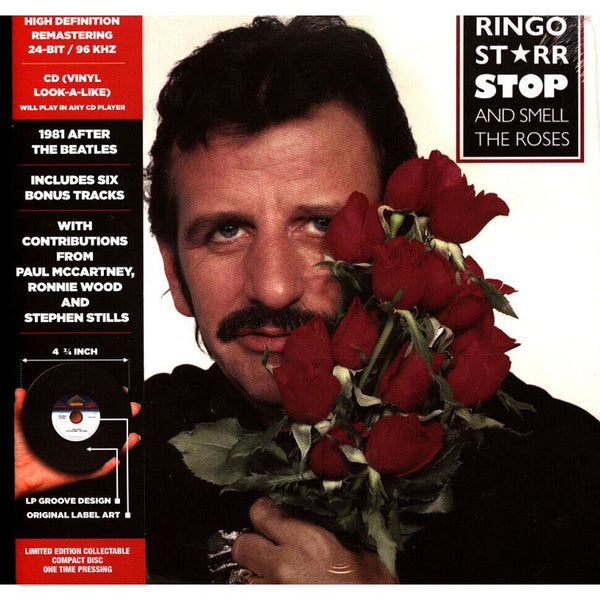 RINGO STARR STOP & SMELL THE ROSES (RSD 2023) COMPACT DISC - punk to funk heaven