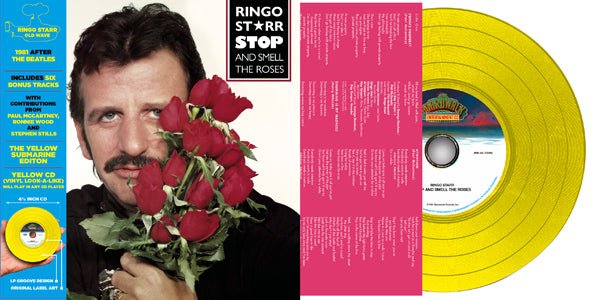 RINGO STARR STOP & SMELL THE ROSES - THE YELLOW SUBMARINE EDITION COMPACT DISC - punk to funk heaven